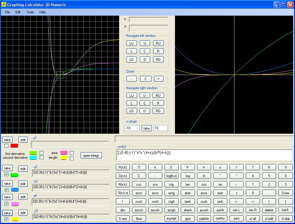 Lower Incomplete Gamma function with varied parameter a